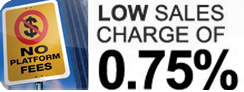Low sales charge